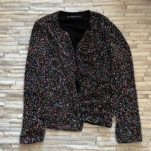 Embellished soft Bomber jacket